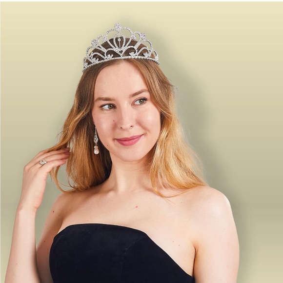 Royal Queen & King Crowns for Wedding, Pageant Prom & Halloween - Picture 6 of 6